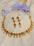 Lunara Jadau Floral Pearl Choker Set - Lunara Jadau Floral Pearl Choker Set (1)