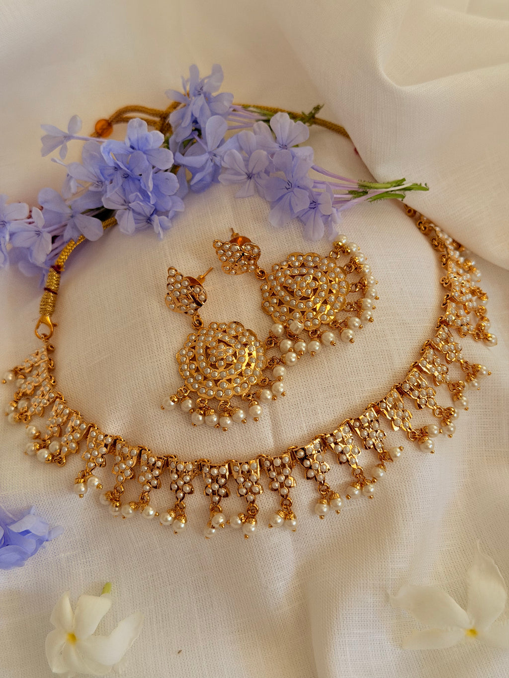 Pearl Cascade Heritage Choker Set - Pearl Cascade Heritage Choker Set (1)