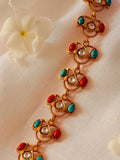 Zareen Convertible Choker Bracelet - Ruby (1)