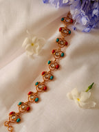 Zareen Convertible Choker Bracelet - Ruby (2)
