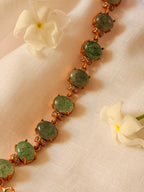 Astera Convertible Gemstone Bracelet Choker - Green (2)