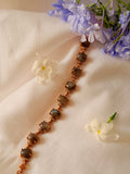 Astera Convertible Gemstone Bracelet Choker - Grey (1)