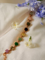 Astera Convertible Gemstone Bracelet Choker - Multi (1)
