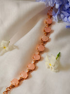 Astera Convertible Gemstone Bracelet Choker - Pink (1)