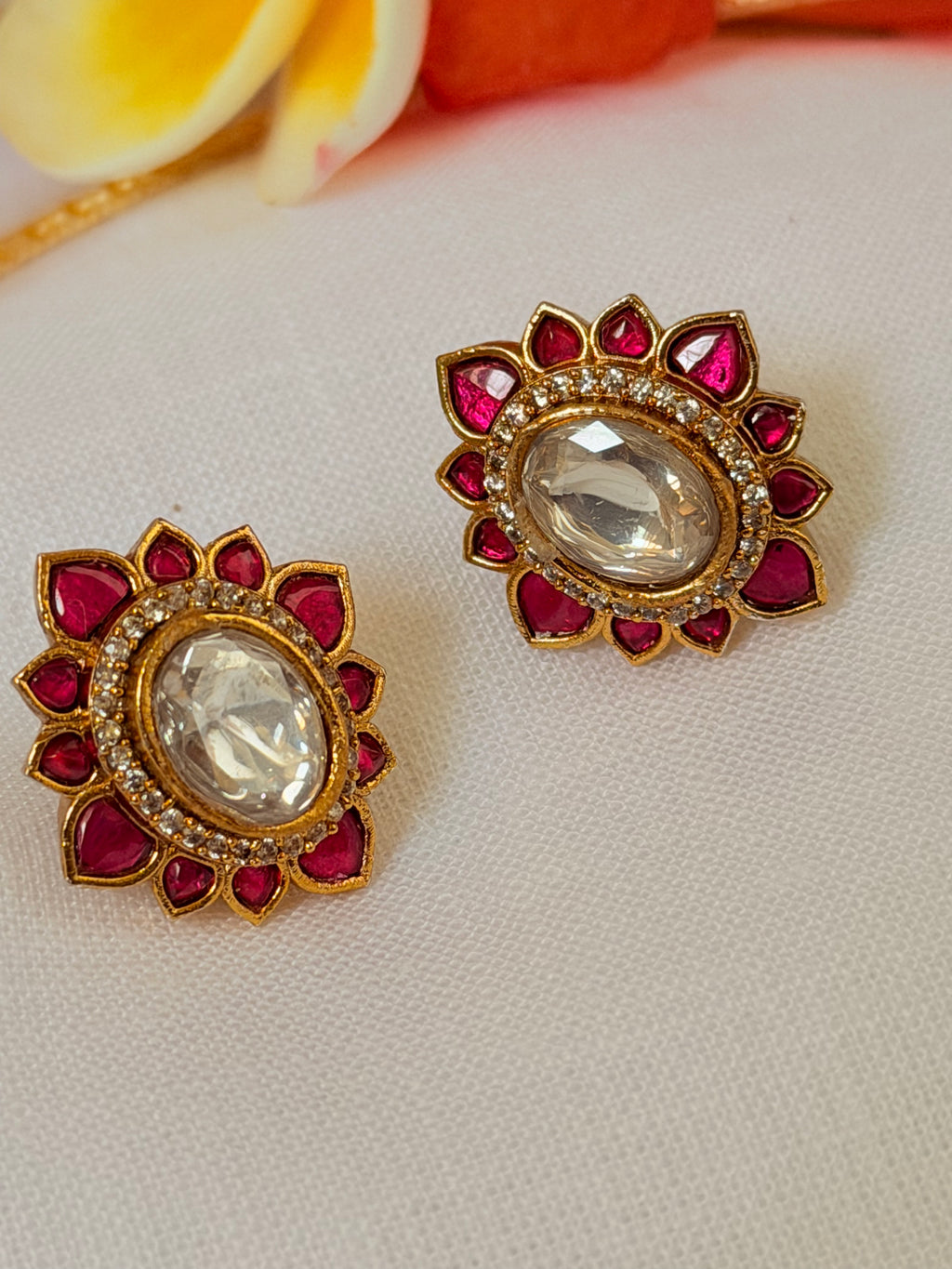 Padma Jadau Choker Necklace Set - Padma Jadau Choker Necklace Set (2)