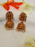 Aaratrika Lakshmi Temple Jhumkas - Aaratrika Lakshmi Temple Jhumkas (1)