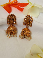Aaratrika Lakshmi Temple Jhumkas - Aaratrika Lakshmi Temple Jhumkas (1)