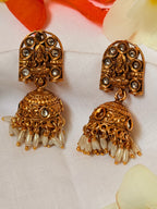 Aaratrika Lakshmi Temple Jhumkas - Aaratrika Lakshmi Temple Jhumkas (2)