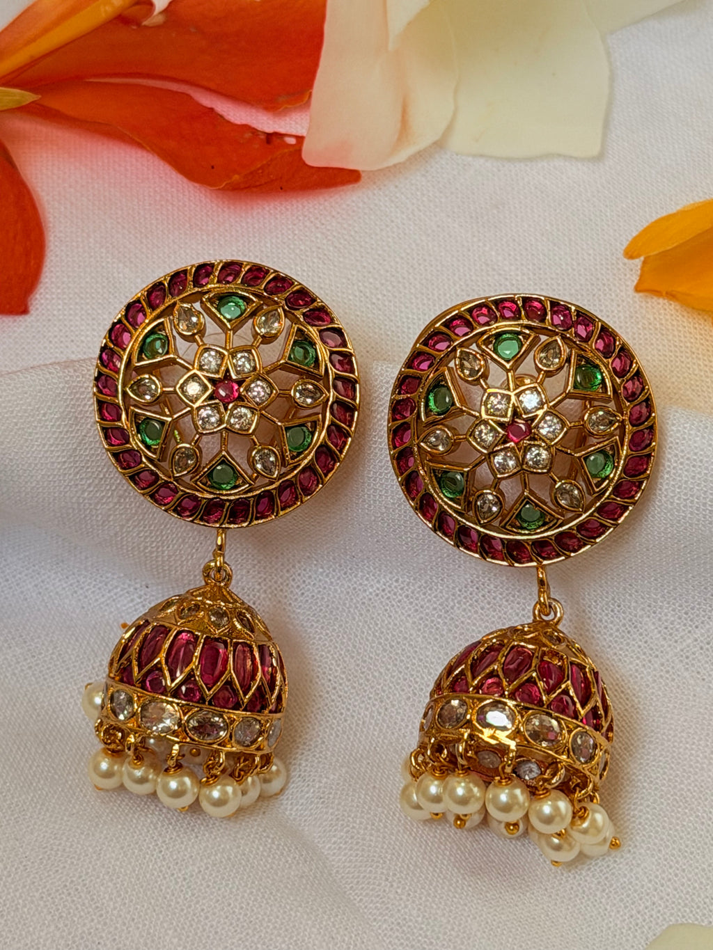 Padmashri Kemp Statement Jhumkas - Padmashri Kemp Statement Jhumkas (2)