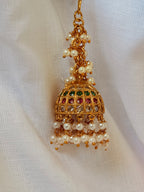 Vaidehi Pearl Cascade Kemp Jhumkas - Vaidehi Pearl Cascade Kemp Jhumkas (2)