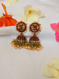 Varnika Vintage Kemp Jhumka Earrings - Varnika Vintage Kemp Jhumka Earrings (1)