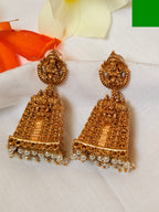 Anvika Grand Temple Gopuram Jhumkas - Anvika Grand Temple Gopuram Jhumkas (2)