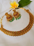 Lakshmipriya Coin Temple Choker Set - Lakshmipriya Coin Temple Choker Set (1)