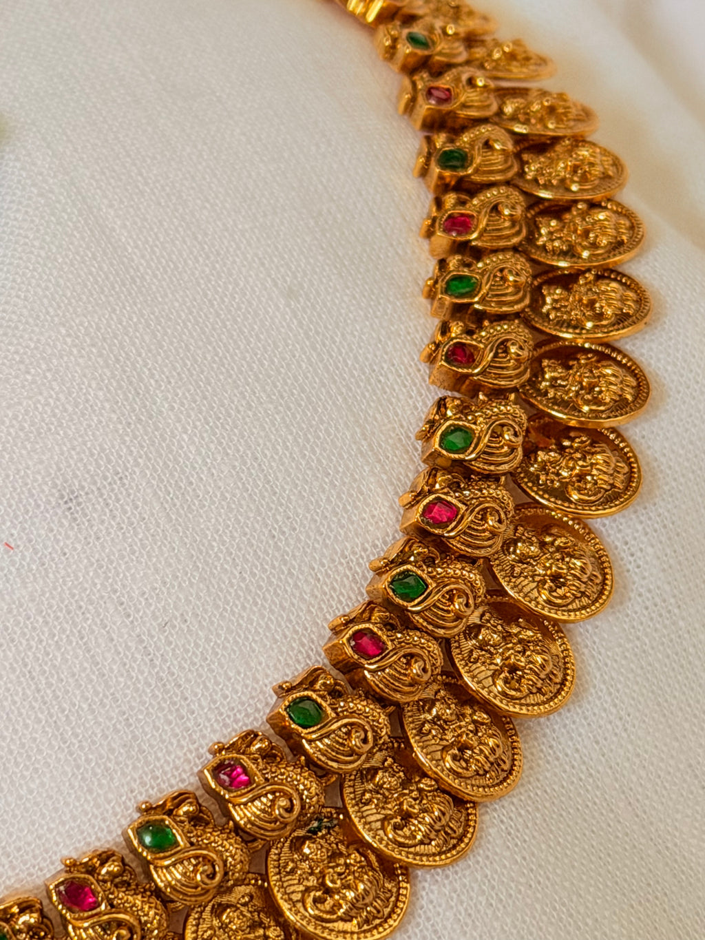 Lakshmipriya Coin Temple Choker Set - Lakshmipriya Coin Temple Choker Set (2)