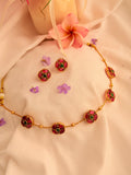 Rojitha Minimal Kemp Stone Necklace Set - Rojitha Minimal Kemp Stone Necklace Set (1)