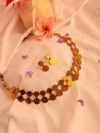Rohini Lakshmi Coin Necklace Set - Rohini Lakshmi Coin Necklace Set (1)