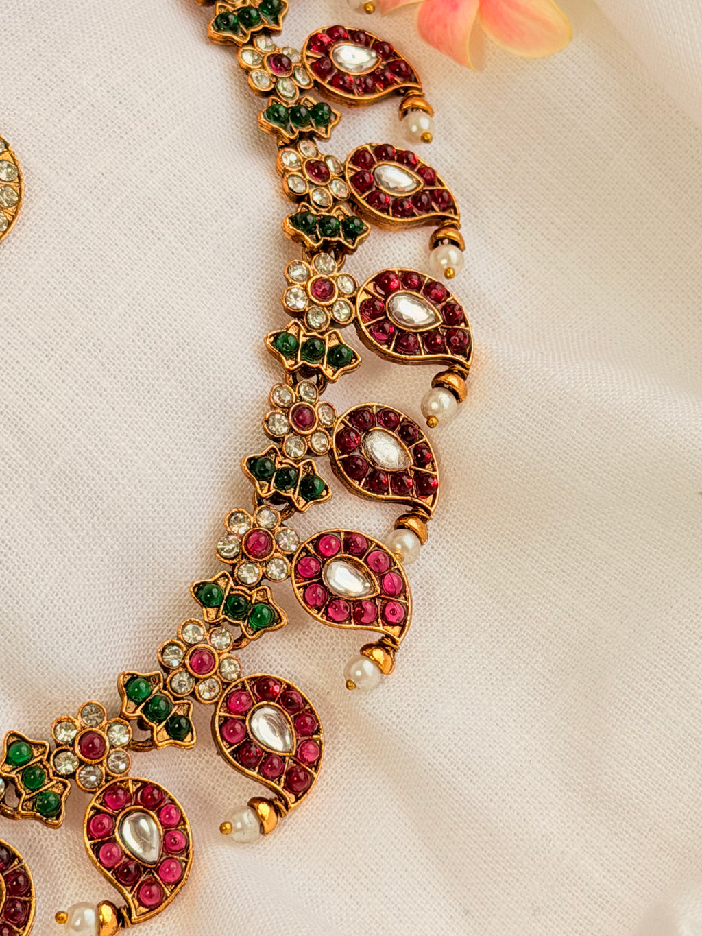 Kanakambari Necklace Set - Kanakambari Necklace Set (2)