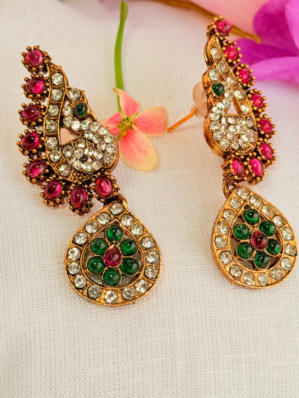 Kanakambari Necklace Set - Kanakambari Necklace Set (3)