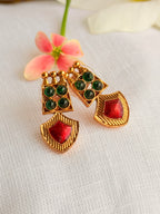 Meghavalli Necklace Set - Red (3)