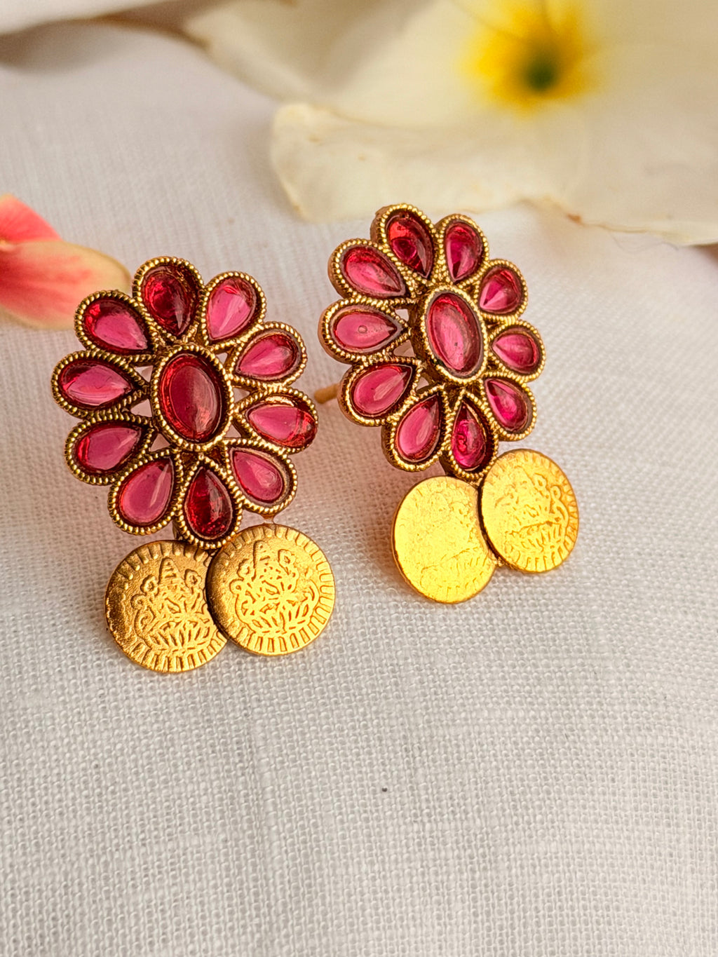 Aathirai Necklace Set - Red (3)